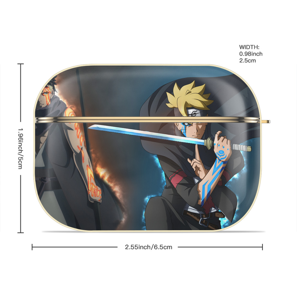 NARUTO -ナルト- NARUTO -ナルト- 疾風伝 【AirPods Pro用】ハードシェル保護ケース｜耐衝撃・防指紋・カラビナ付き商品仕様