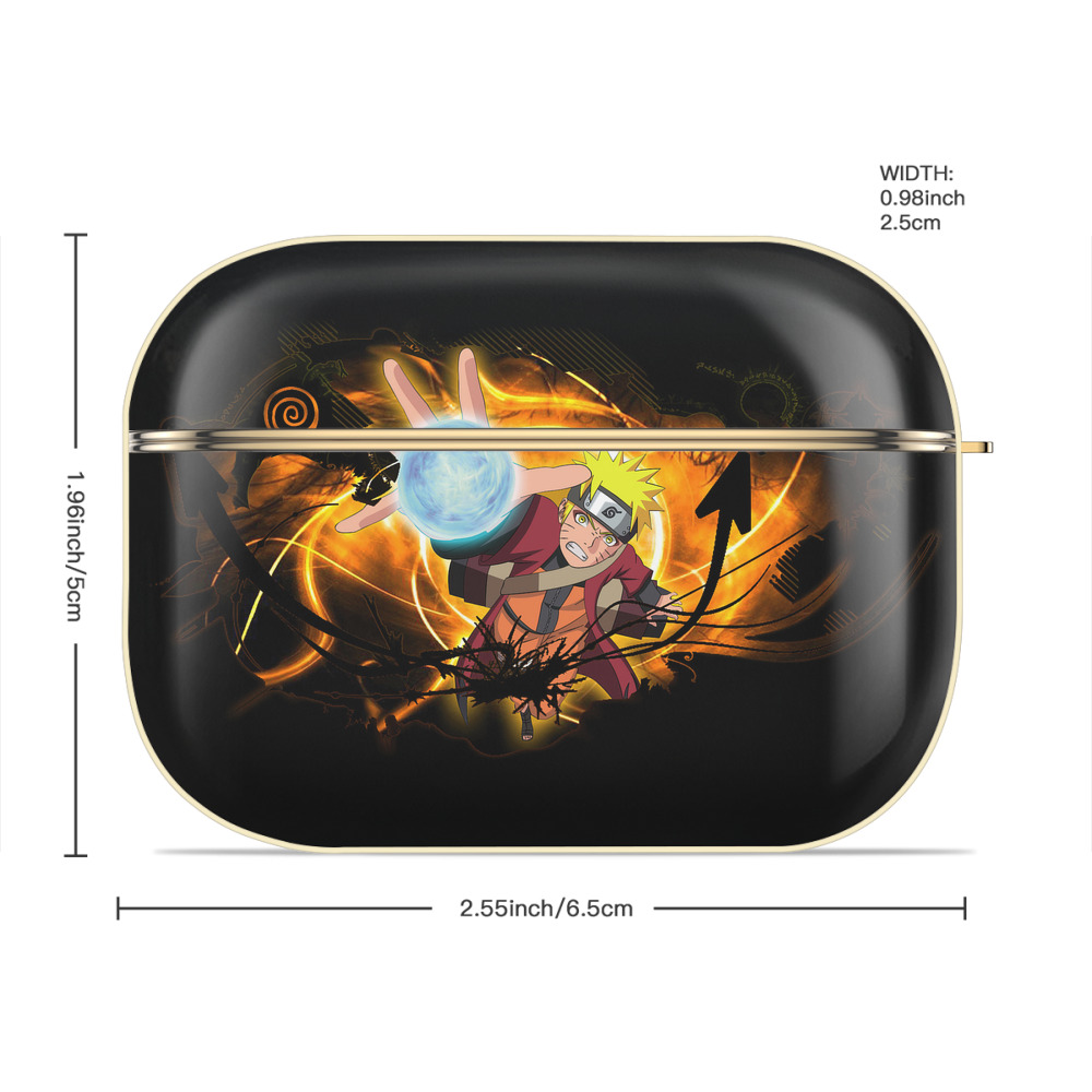 NARUTO -ナルト- NARUTO -ナルト- 疾風伝 【AirPods Pro用】ハードシェル保護ケース｜耐衝撃・防指紋・カラビナ付き商品仕様