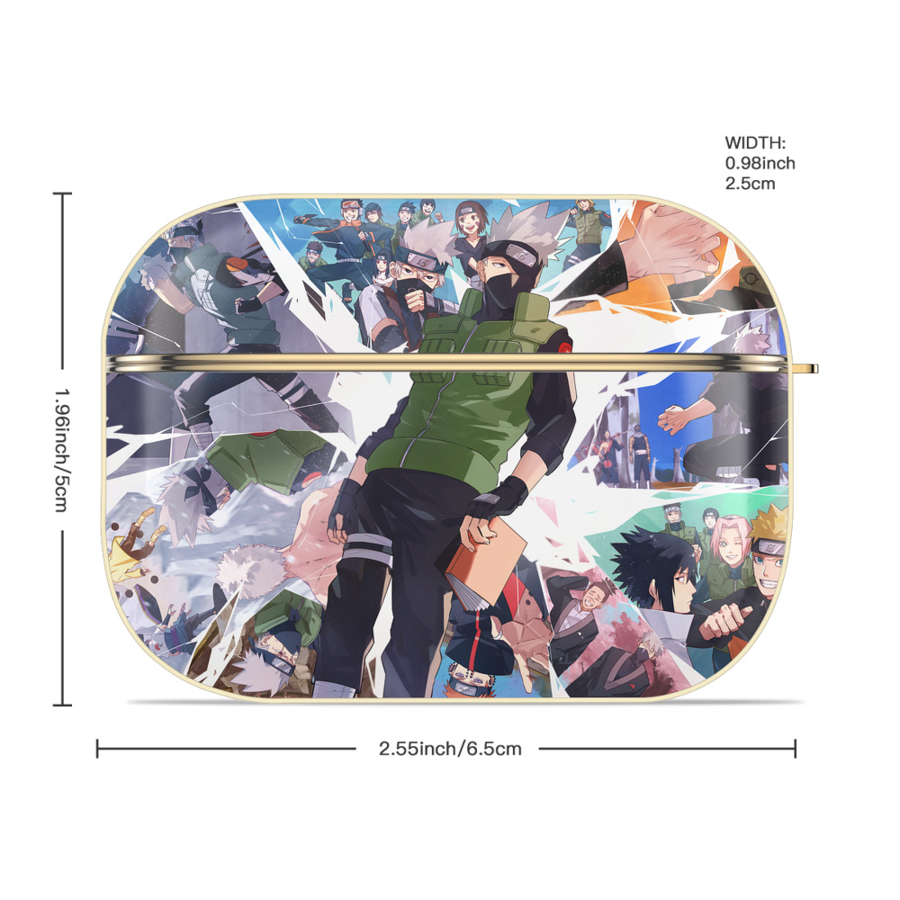 NARUTO -ナルト- NARUTO -ナルト- 疾風伝 【AirPods Pro用】ハードシェル保護ケース｜耐衝撃・防指紋・カラビナ付き商品仕様