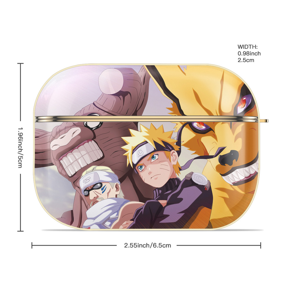 NARUTO -ナルト- NARUTO -ナルト- 疾風伝 【AirPods Pro用】ハードシェル保護ケース｜耐衝撃・防指紋・カラビナ付き商品仕様
