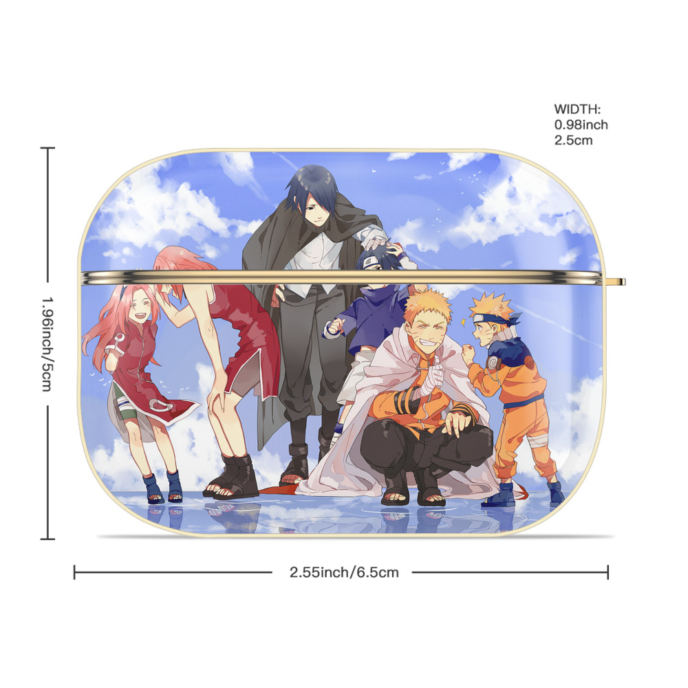 NARUTO -ナルト- NARUTO -ナルト- 疾風伝 【AirPods Pro用】ハードシェル保護ケース｜耐衝撃・防指紋・カラビナ付き商品仕様