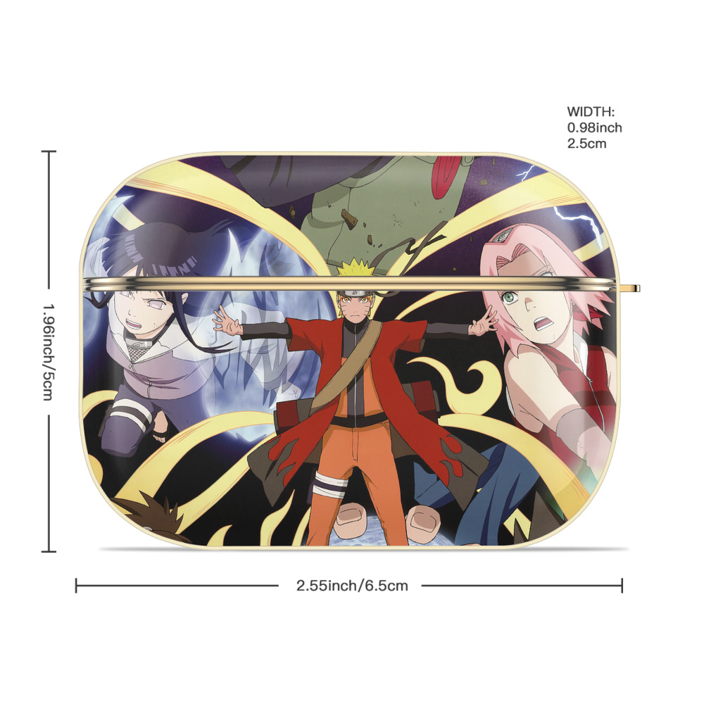 NARUTO -ナルト- NARUTO -ナルト- 疾風伝 【AirPods Pro用】ハードシェル保護ケース｜耐衝撃・防指紋・カラビナ付き商品仕様