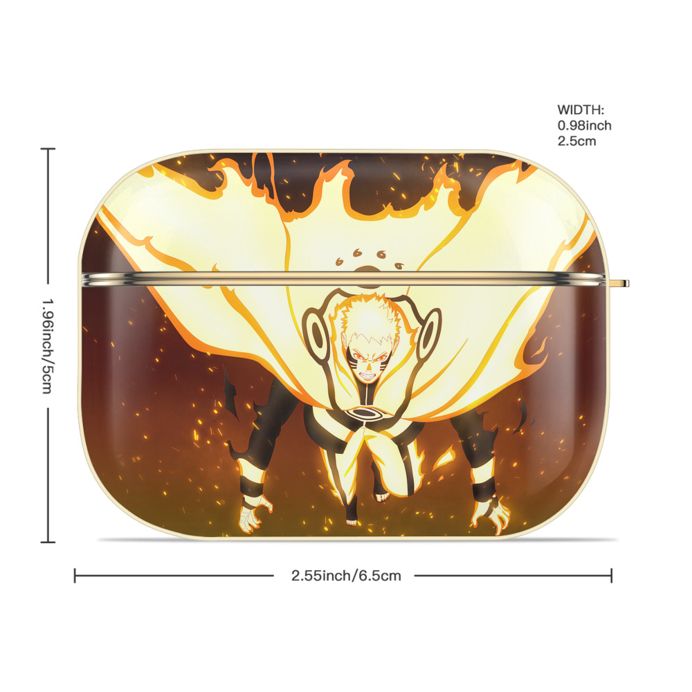 NARUTO -ナルト- NARUTO -ナルト- 疾風伝 【AirPods Pro用】ハードシェル保護ケース｜耐衝撃・防指紋・カラビナ付き商品仕様