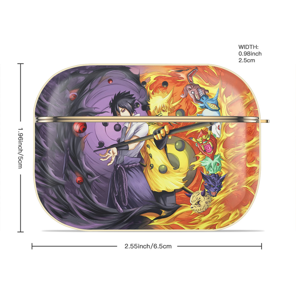 NARUTO -ナルト- NARUTO -ナルト- 疾風伝 【AirPods Pro用】ハードシェル保護ケース｜耐衝撃・防指紋・カラビナ付き商品仕様