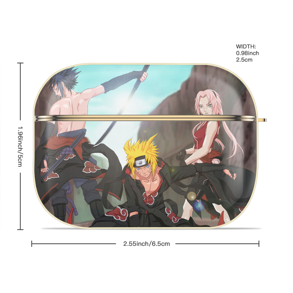 NARUTO -ナルト- NARUTO -ナルト- 疾風伝 【AirPods Pro用】ハードシェル保護ケース｜耐衝撃・防指紋・カラビナ付き商品仕様