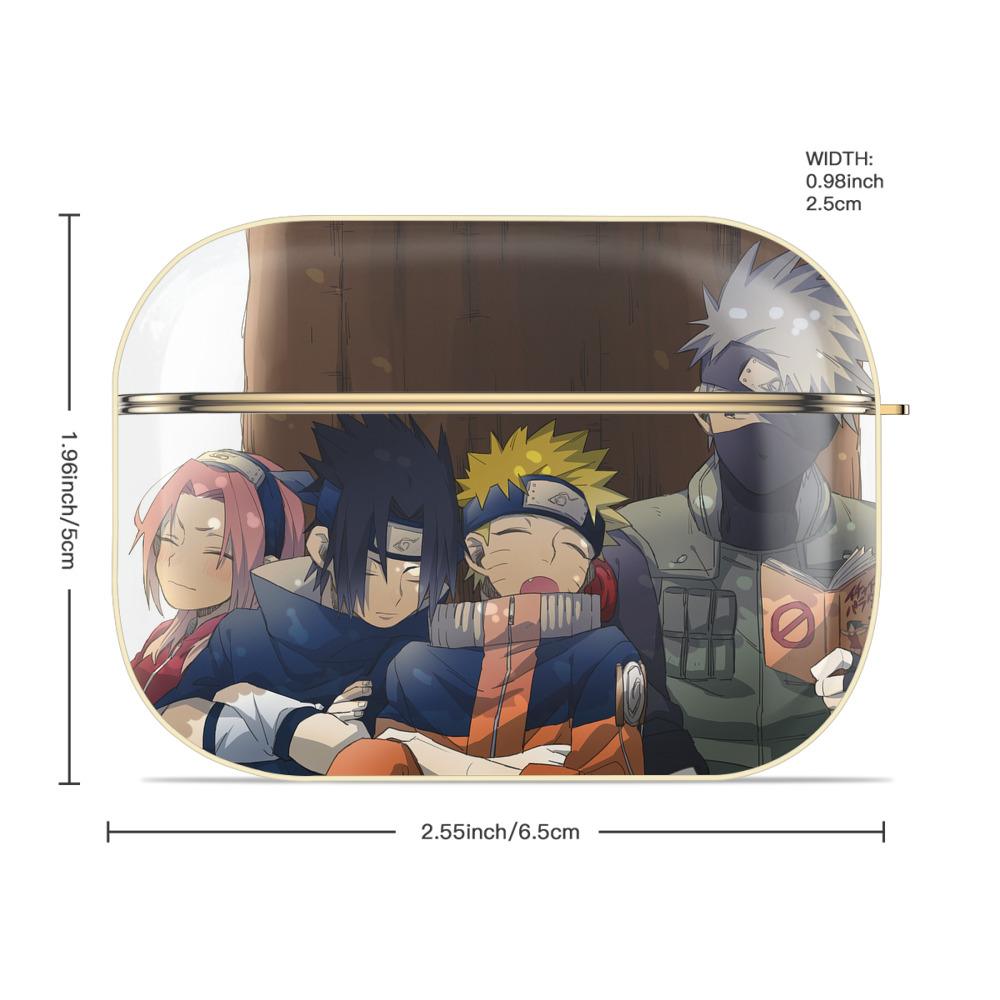 NARUTO -ナルト- NARUTO -ナルト- 疾風伝 【AirPods Pro用】ハードシェル保護ケース｜耐衝撃・防指紋・カラビナ付き商品仕様