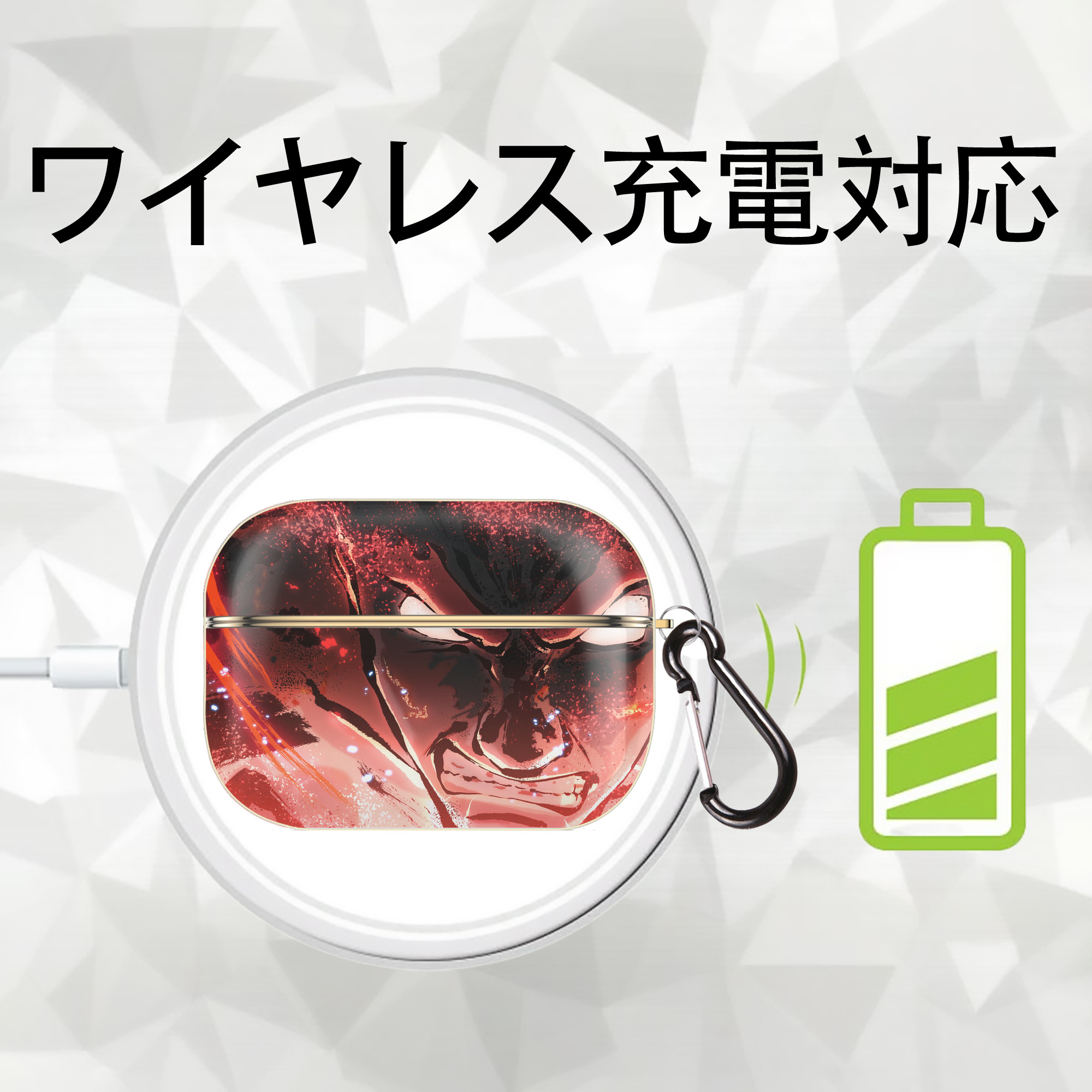 NARUTO -ナルト- NARUTO -ナルト- 疾風伝 【AirPods Pro用】ハードシェル保護ケース｜耐衝撃・防指紋・カラビナ付き商品仕様