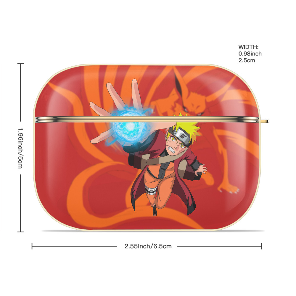 NARUTO -ナルト- NARUTO -ナルト- 疾風伝 【AirPods Pro用】ハードシェル保護ケース｜耐衝撃・防指紋・カラビナ付き商品仕様