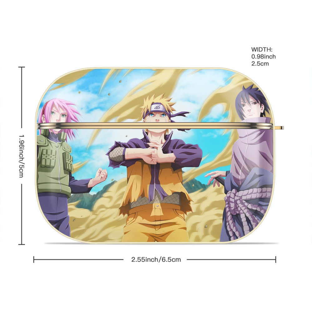 NARUTO -ナルト- NARUTO -ナルト- 疾風伝 【AirPods Pro用】ハードシェル保護ケース｜耐衝撃・防指紋・カラビナ付き商品仕様