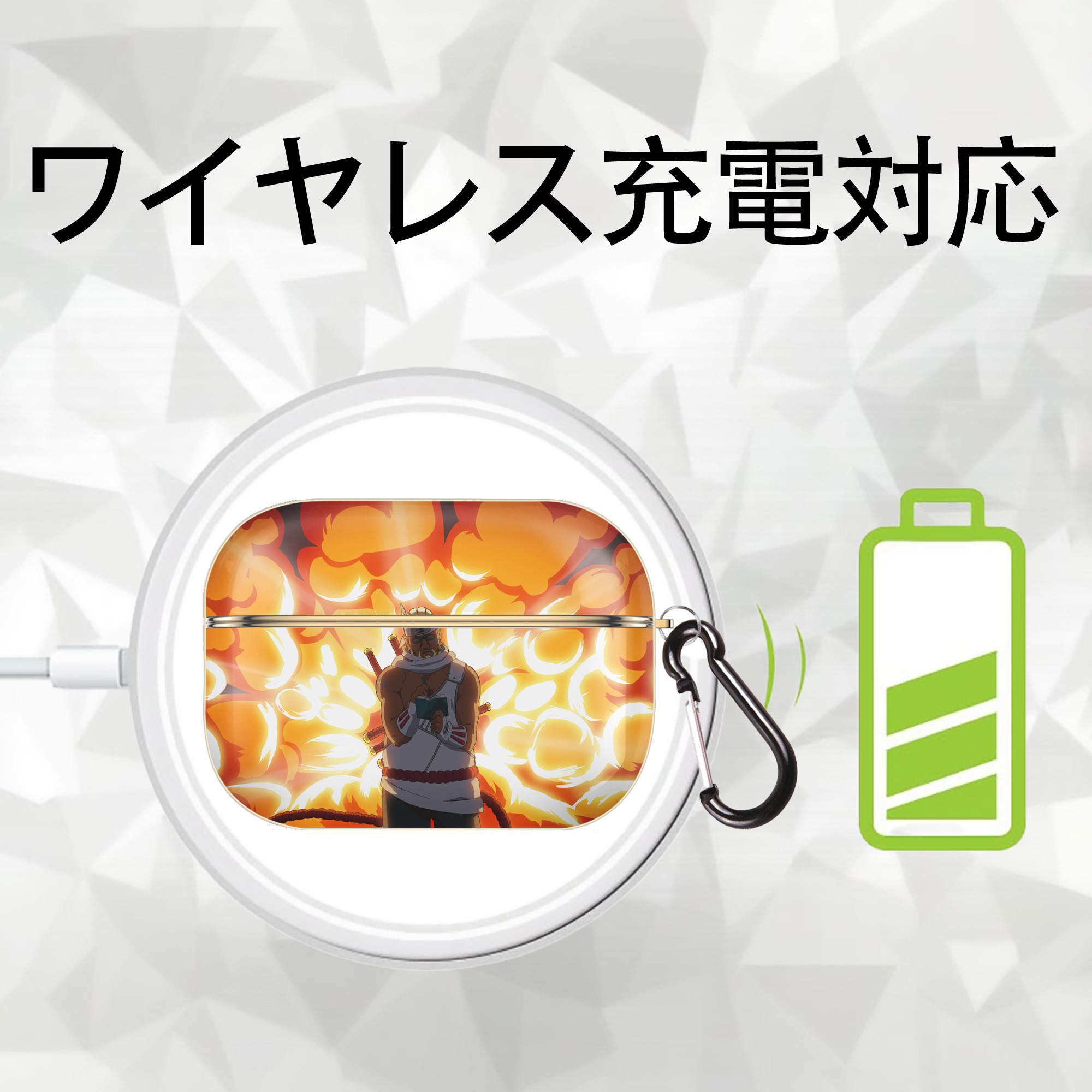 NARUTO -ナルト- NARUTO -ナルト- 疾風伝 【AirPods Pro用】ハードシェル保護ケース｜耐衝撃・防指紋・カラビナ付き商品仕様
