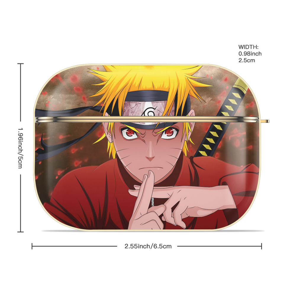 NARUTO -ナルト- NARUTO -ナルト- 疾風伝 【AirPods Pro用】ハードシェル保護ケース｜耐衝撃・防指紋・カラビナ付き商品仕様