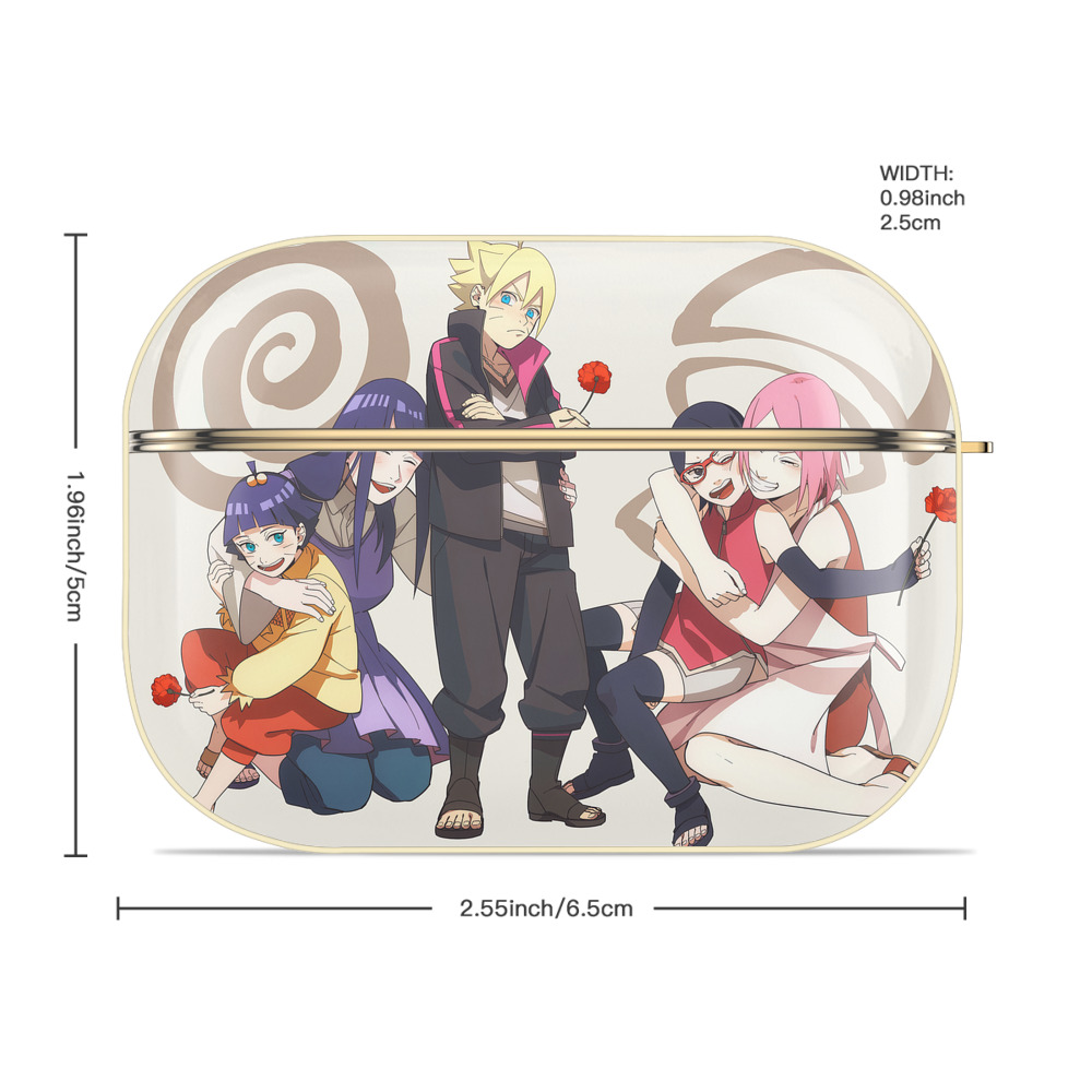 NARUTO -ナルト- NARUTO -ナルト- 疾風伝 【AirPods Pro用】ハードシェル保護ケース｜耐衝撃・防指紋・カラビナ付き商品仕様