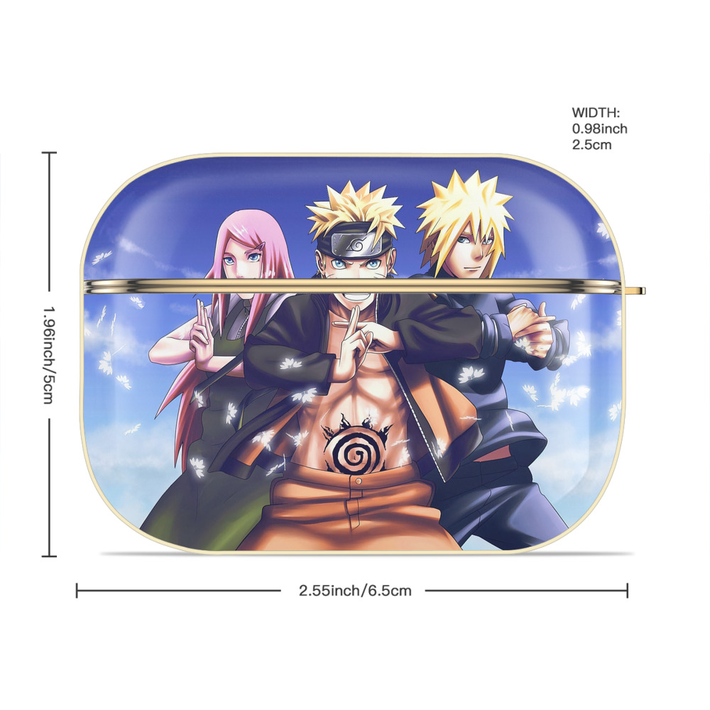 NARUTO -ナルト- NARUTO -ナルト- 疾風伝 【AirPods Pro用】ハードシェル保護ケース｜耐衝撃・防指紋・カラビナ付き商品仕様