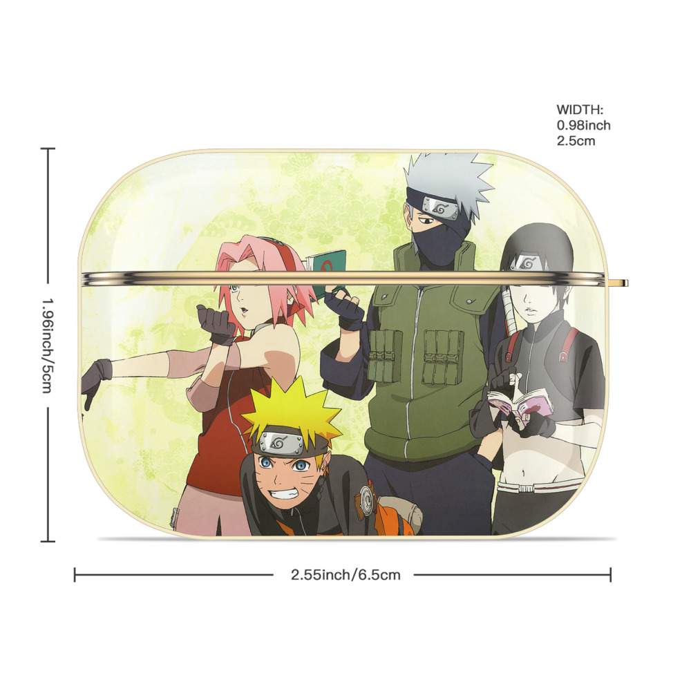 NARUTO -ナルト- NARUTO -ナルト- 疾風伝 【AirPods Pro用】ハードシェル保護ケース｜耐衝撃・防指紋・カラビナ付き商品仕様