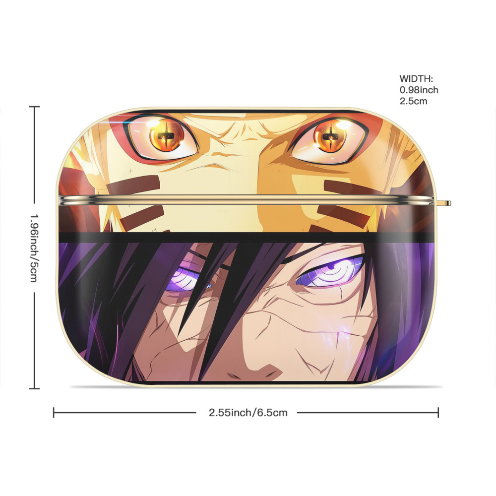 NARUTO -ナルト- NARUTO -ナルト- 疾風伝 【AirPods Pro用】ハードシェル保護ケース｜耐衝撃・防指紋・カラビナ付き商品仕様