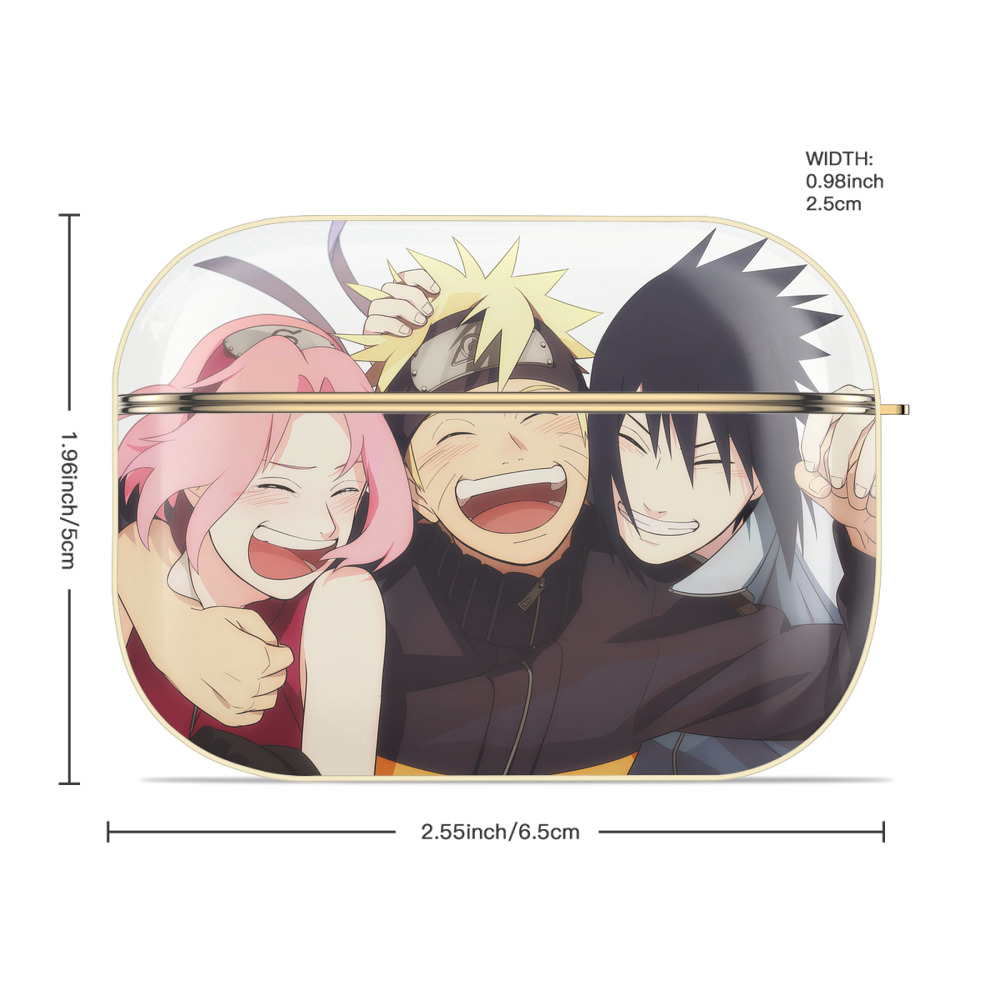 NARUTO -ナルト- NARUTO -ナルト- 疾風伝 【AirPods Pro用】ハードシェル保護ケース｜耐衝撃・防指紋・カラビナ付き商品仕様