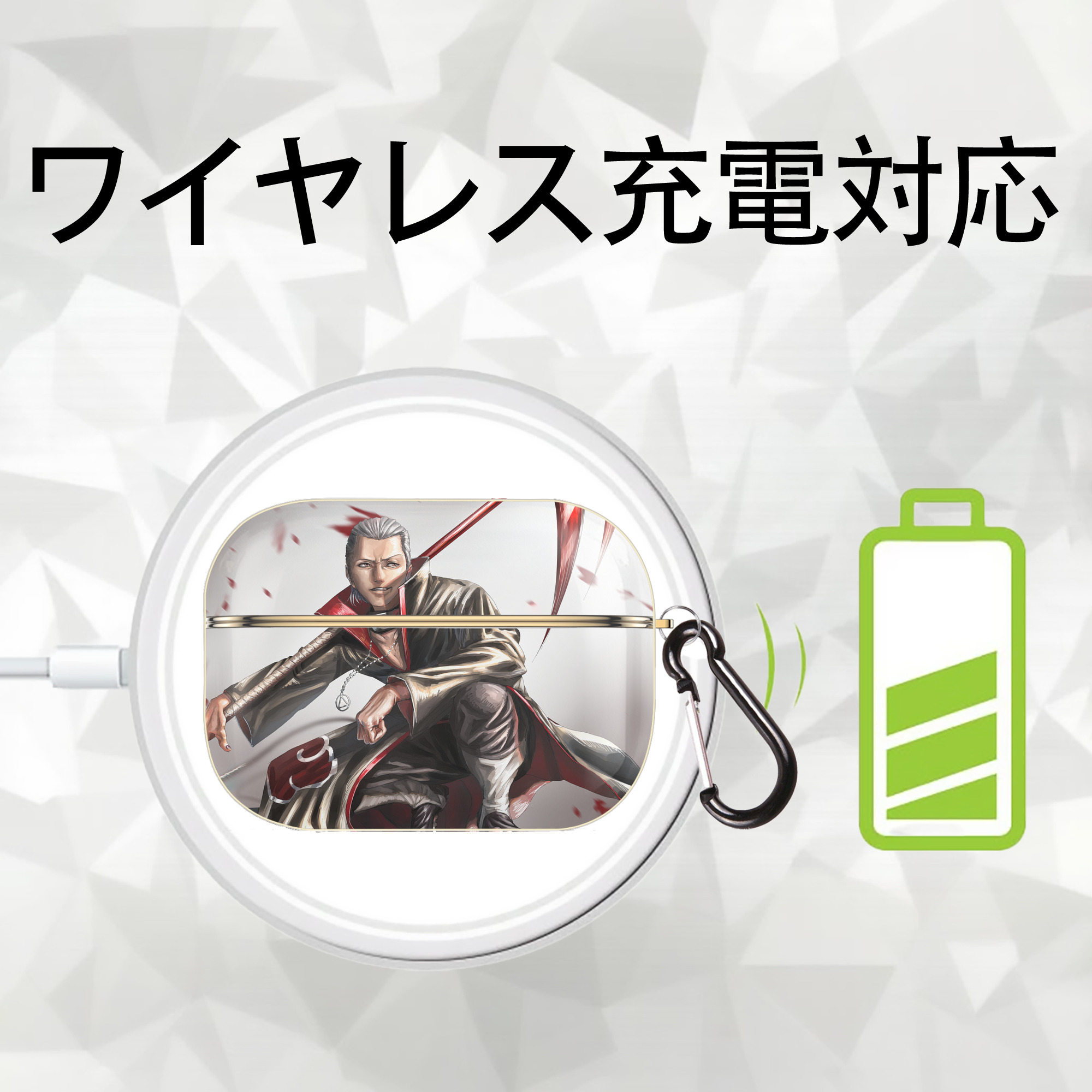 NARUTO -ナルト- NARUTO -ナルト- 疾風伝 【AirPods Pro用】ハードシェル保護ケース｜耐衝撃・防指紋・カラビナ付き商品仕様