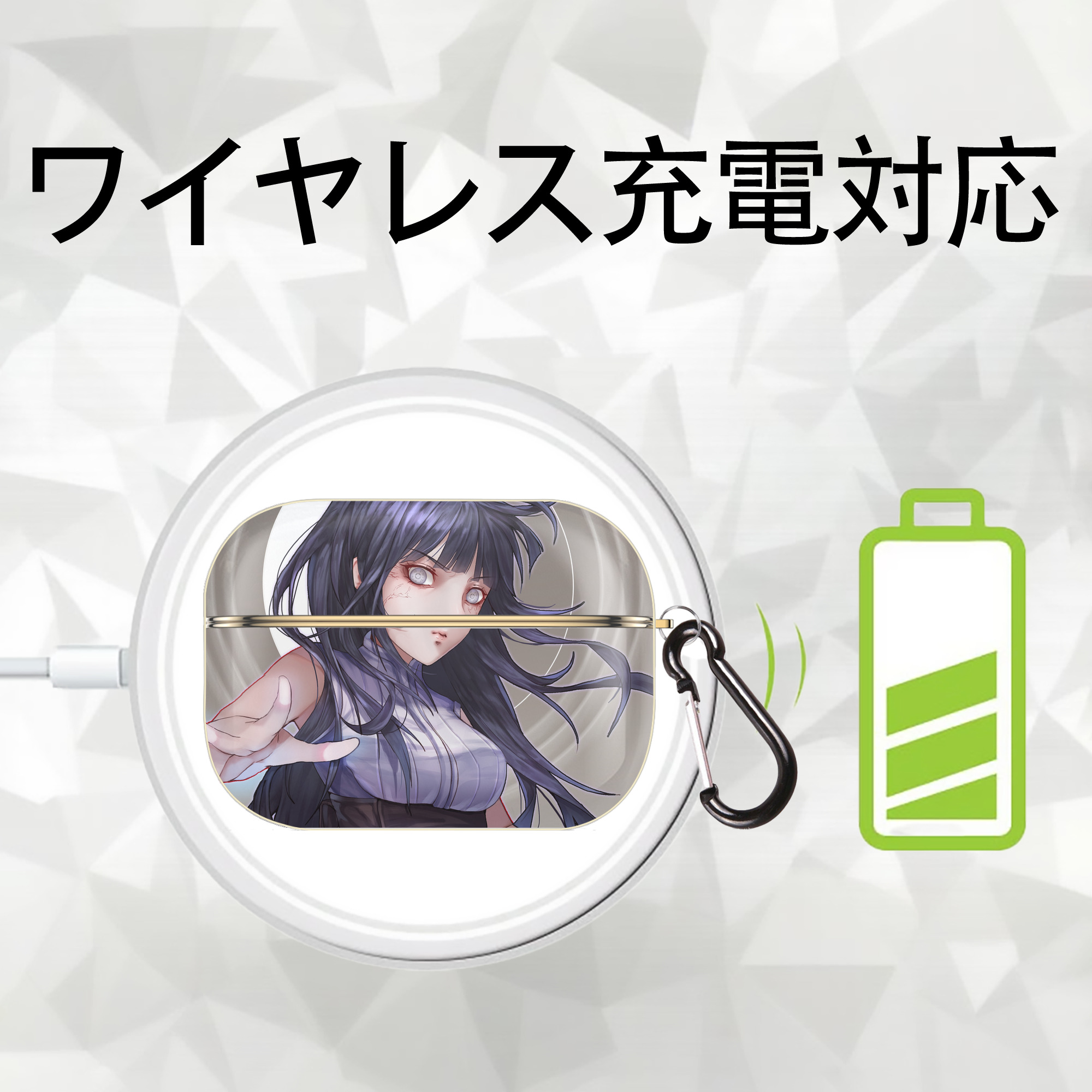 NARUTO -ナルト- NARUTO -ナルト- 疾風伝 【AirPods Pro用】ハードシェル保護ケース｜耐衝撃・防指紋・カラビナ付き商品仕様