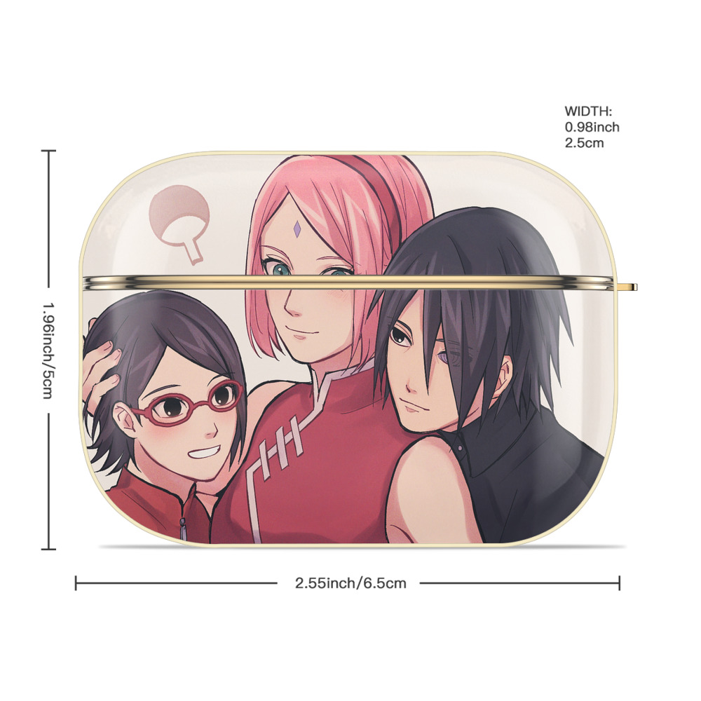 NARUTO -ナルト- NARUTO -ナルト- 疾風伝 【AirPods Pro用】ハードシェル保護ケース｜耐衝撃・防指紋・カラビナ付き商品仕様