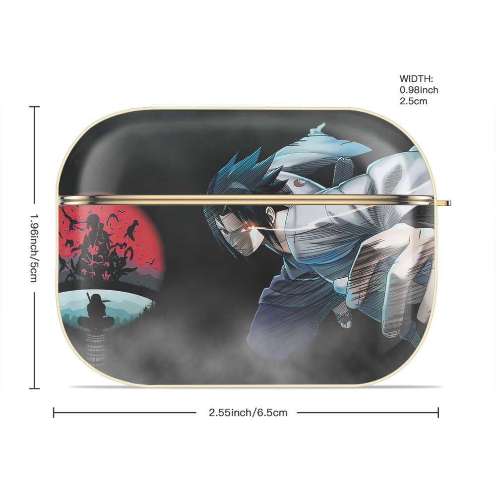 NARUTO -ナルト- NARUTO -ナルト- 疾風伝 【AirPods Pro用】ハードシェル保護ケース｜耐衝撃・防指紋・カラビナ付き商品仕様