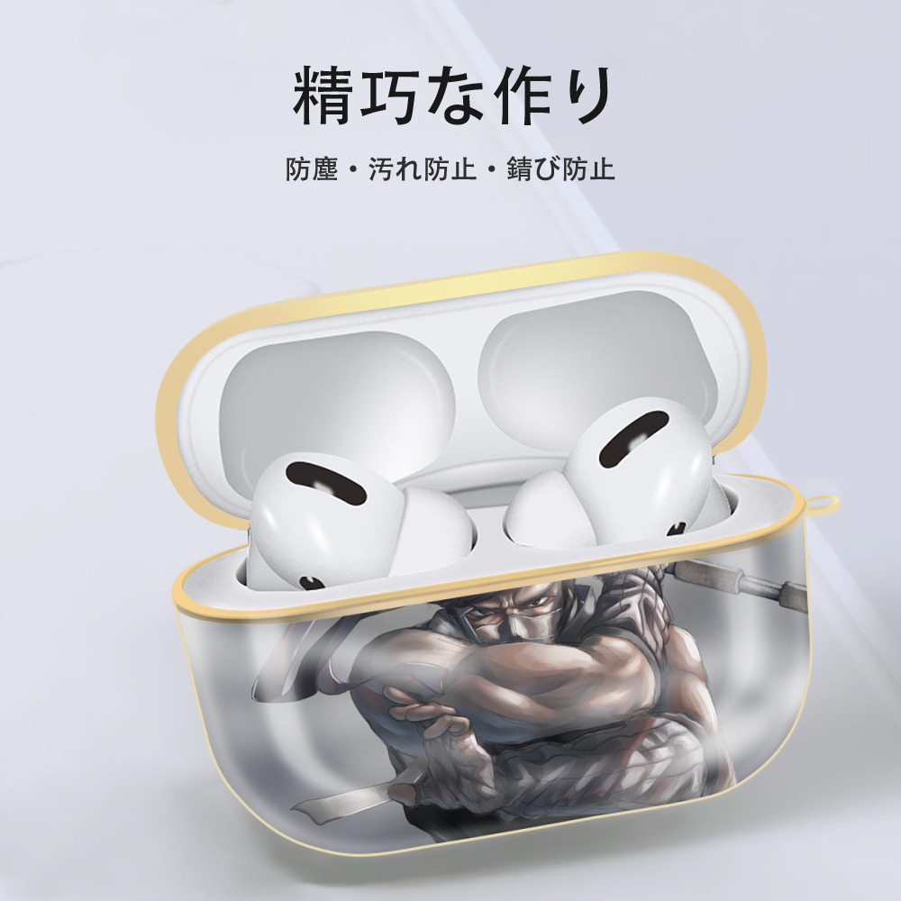 NARUTO -ナルト- NARUTO -ナルト- 疾風伝 【AirPods Pro用】ハードシェル保護ケース｜耐衝撃・防指紋・カラビナ付き商品仕様