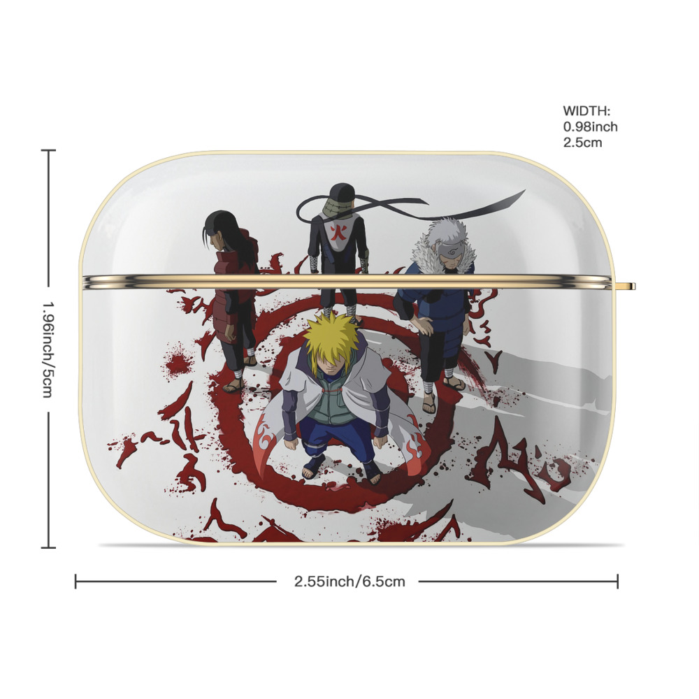 NARUTO -ナルト- NARUTO -ナルト- 疾風伝 【AirPods Pro用】ハードシェル保護ケース｜耐衝撃・防指紋・カラビナ付き商品仕様