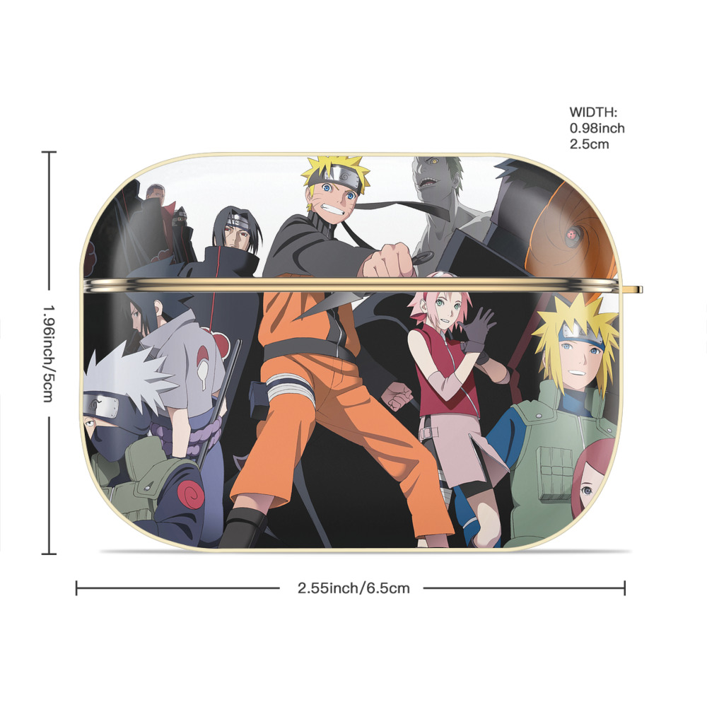 NARUTO -ナルト- NARUTO -ナルト- 疾風伝 【AirPods Pro用】ハードシェル保護ケース｜耐衝撃・防指紋・カラビナ付き商品仕様