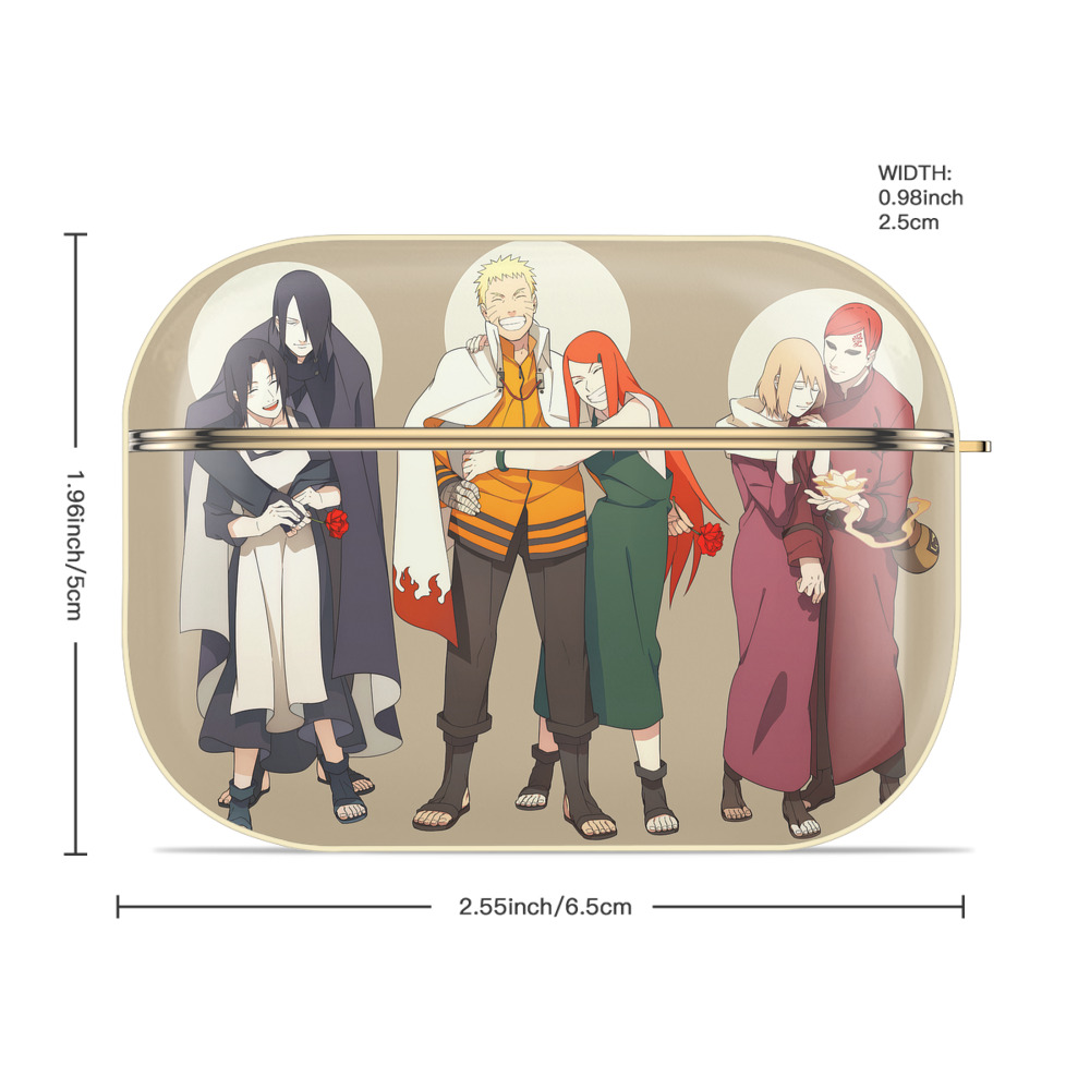 NARUTO -ナルト- NARUTO -ナルト- 疾風伝 【AirPods Pro用】ハードシェル保護ケース｜耐衝撃・防指紋・カラビナ付き商品仕様