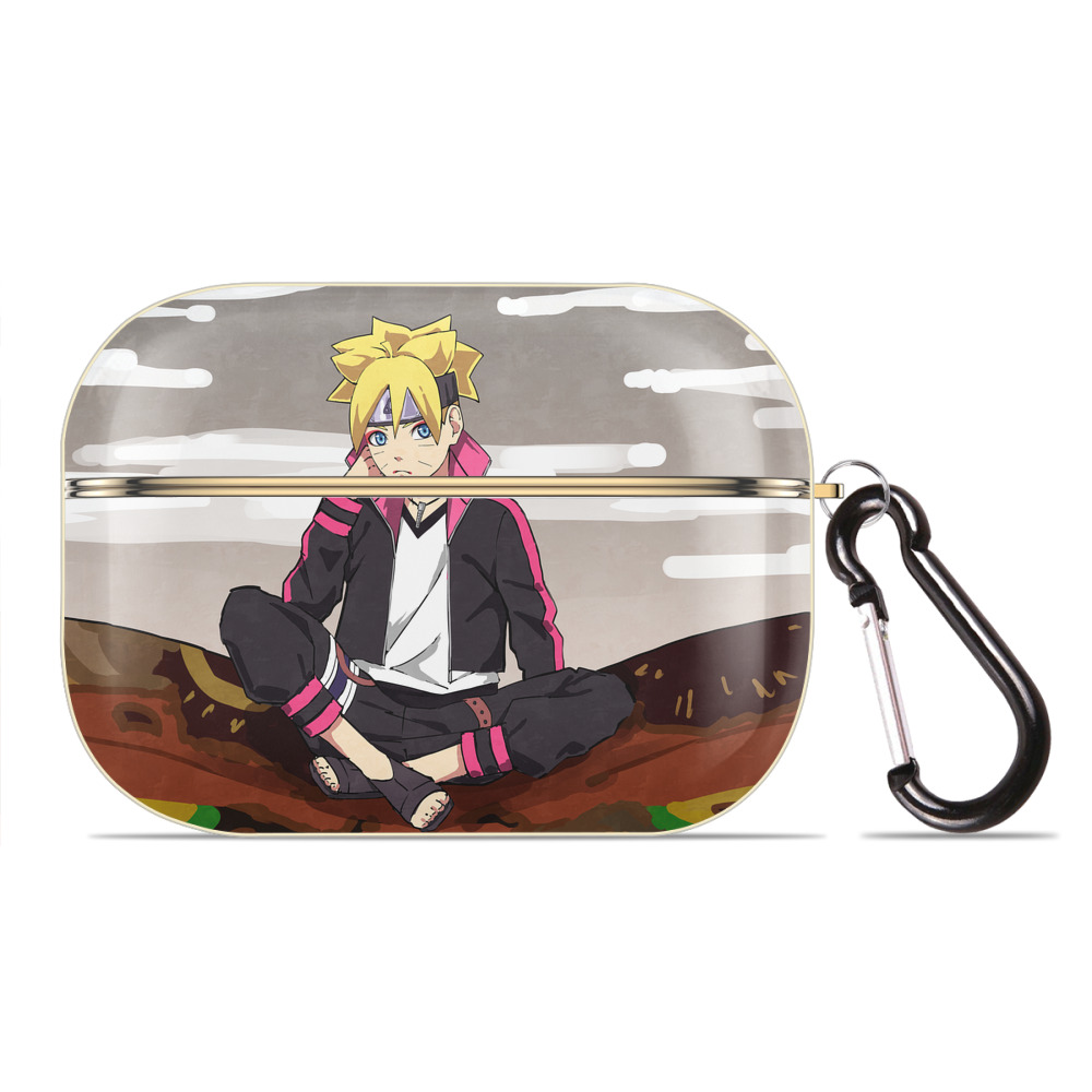 （画像用） NARUTO -ナルト- NARUTO -ナルト- 疾風伝 【AirPods Pro用】ハードシェル保護ケース｜耐衝撃・防指紋・カラビナ付き商品仕様