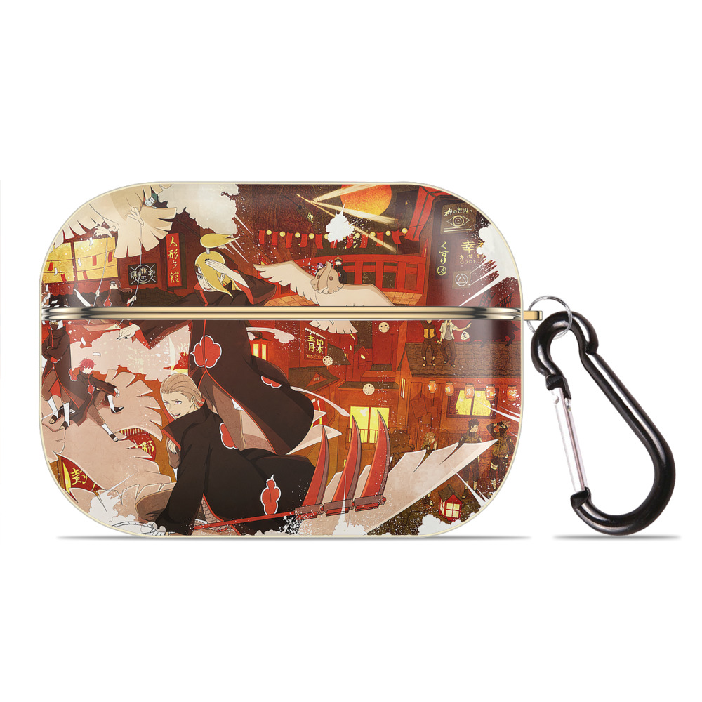 （画像用） NARUTO -ナルト- NARUTO -ナルト- 疾風伝 【AirPods Pro用】ハードシェル保護ケース｜耐衝撃・防指紋・カラビナ付き商品仕様