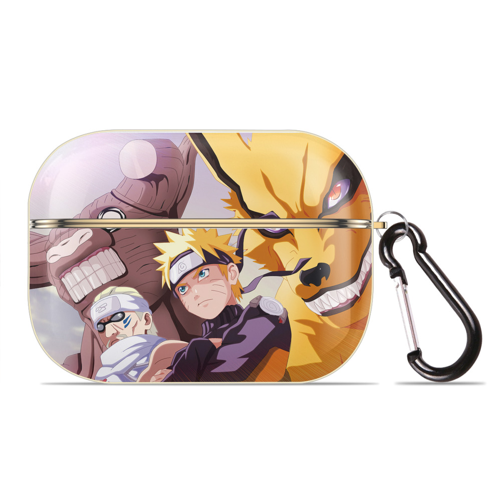 （画像用） NARUTO -ナルト- NARUTO -ナルト- 疾風伝 【AirPods Pro用】ハードシェル保護ケース｜耐衝撃・防指紋・カラビナ付き商品仕様