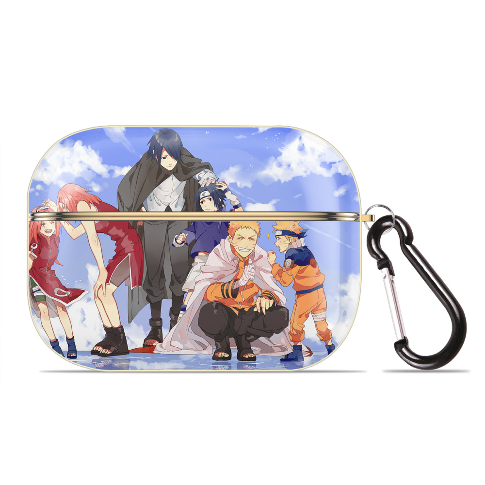 （画像用） NARUTO -ナルト- NARUTO -ナルト- 疾風伝 【AirPods Pro用】ハードシェル保護ケース｜耐衝撃・防指紋・カラビナ付き商品仕様