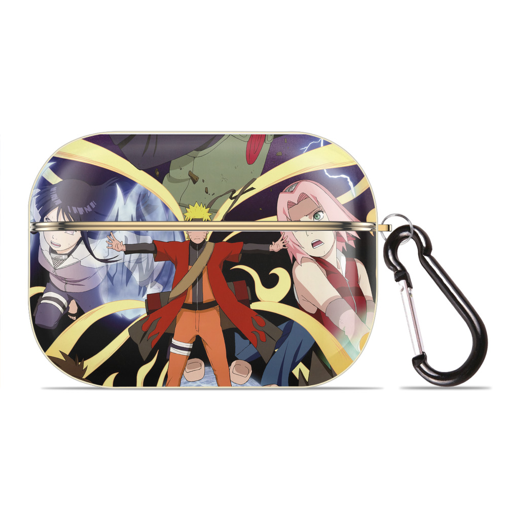 （画像用） NARUTO -ナルト- NARUTO -ナルト- 疾風伝 【AirPods Pro用】ハードシェル保護ケース｜耐衝撃・防指紋・カラビナ付き商品仕様
