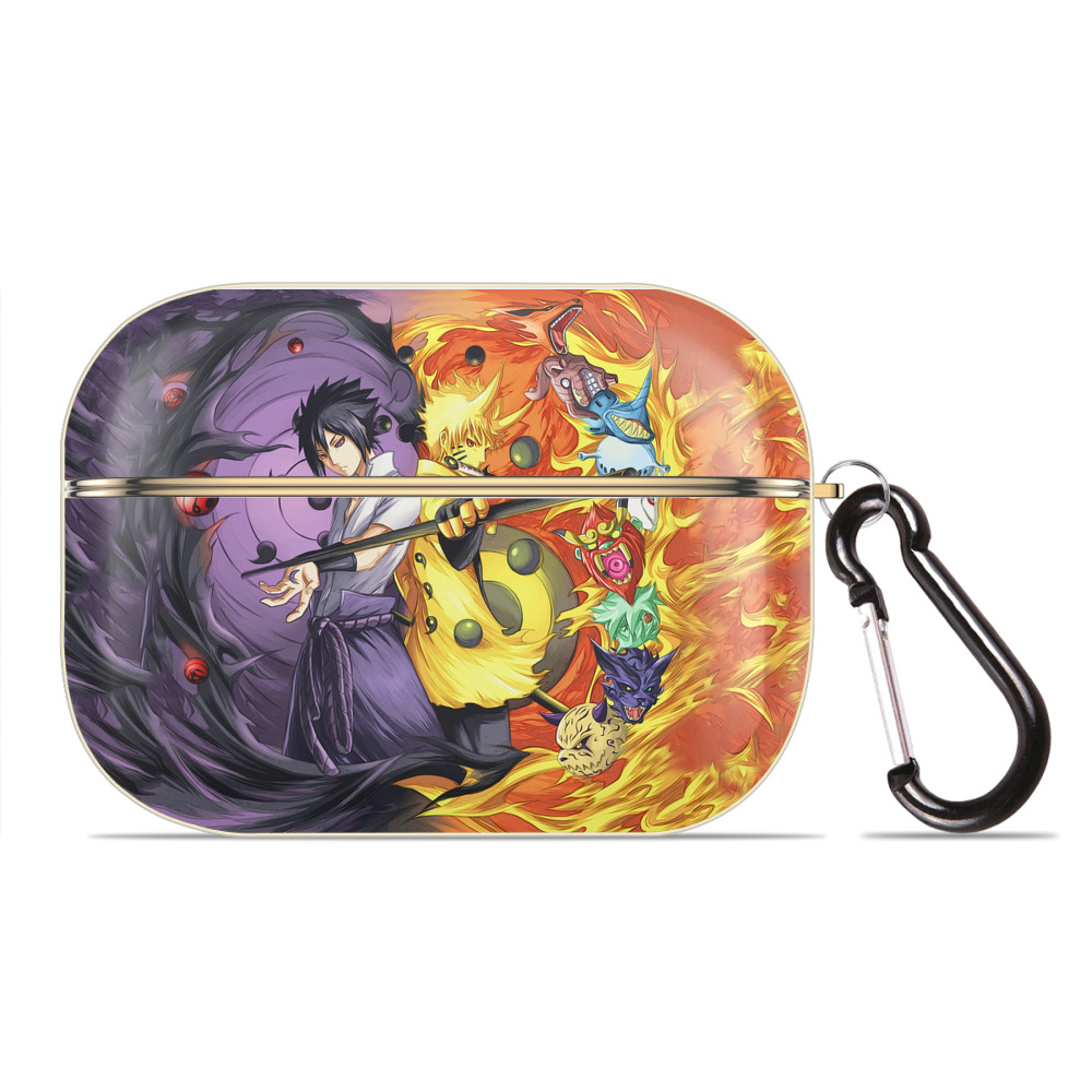（画像用） NARUTO -ナルト- NARUTO -ナルト- 疾風伝 【AirPods Pro用】ハードシェル保護ケース｜耐衝撃・防指紋・カラビナ付き商品仕様