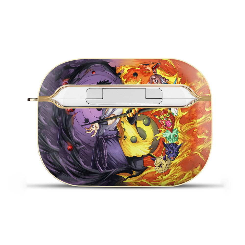 （画像用） NARUTO -ナルト- NARUTO -ナルト- 疾風伝 【AirPods Pro用】ハードシェル保護ケース｜耐衝撃・防指紋・カラビナ付き商品仕様