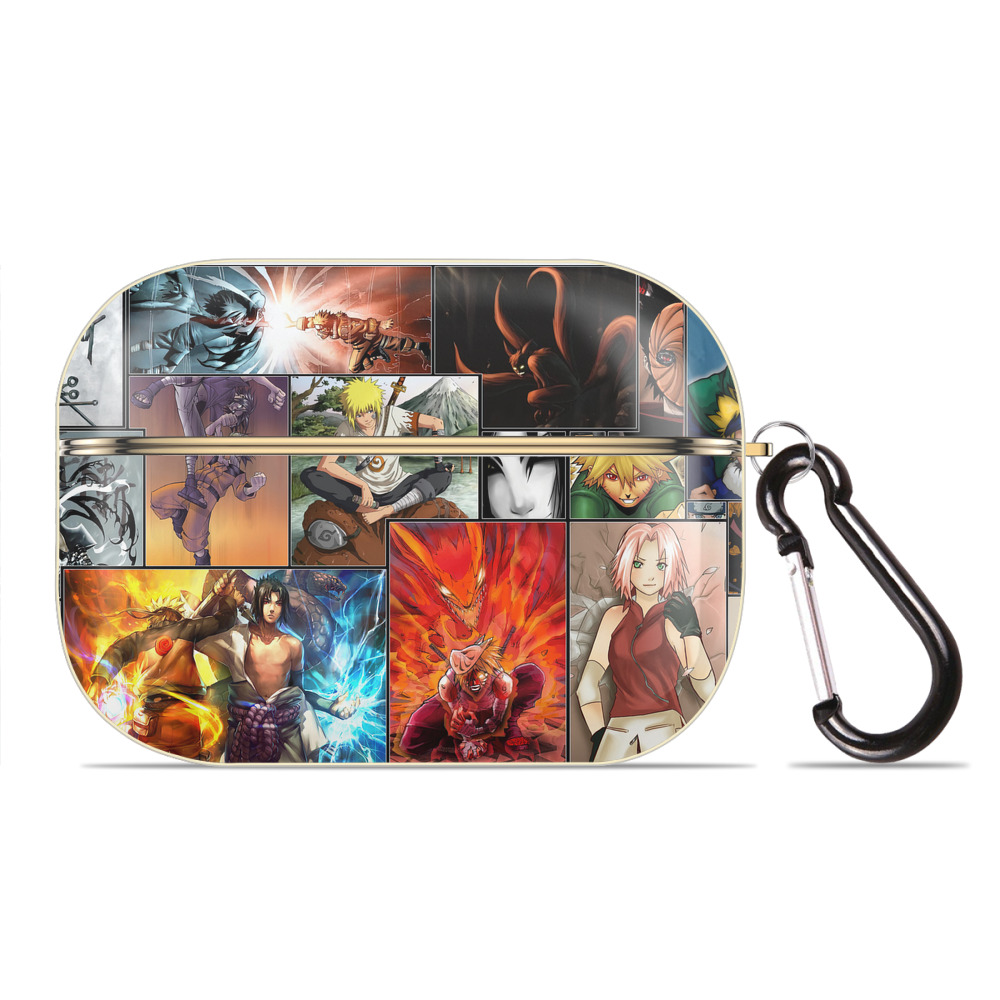 （画像用） NARUTO -ナルト- NARUTO -ナルト- 疾風伝 【AirPods Pro用】ハードシェル保護ケース｜耐衝撃・防指紋・カラビナ付き商品仕様