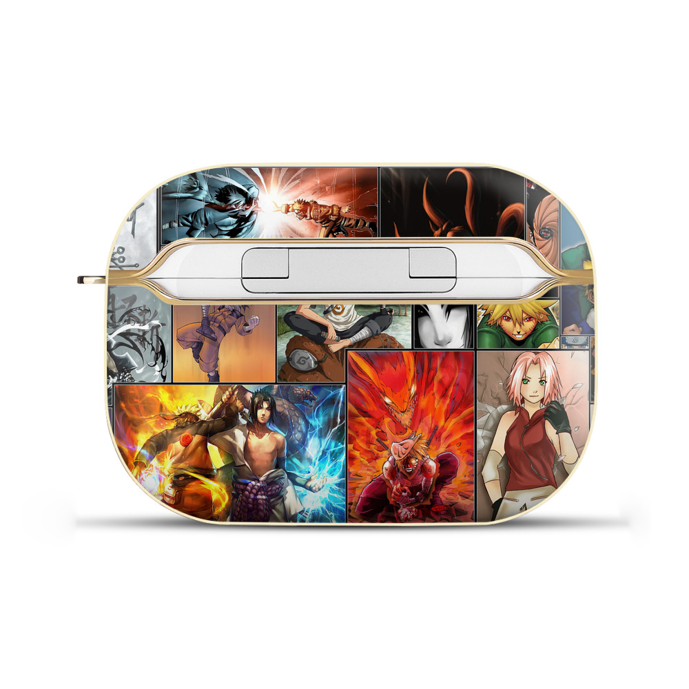 （画像用） NARUTO -ナルト- NARUTO -ナルト- 疾風伝 【AirPods Pro用】ハードシェル保護ケース｜耐衝撃・防指紋・カラビナ付き商品仕様