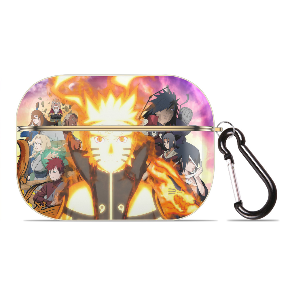 （画像用） NARUTO -ナルト- NARUTO -ナルト- 疾風伝 【AirPods Pro用】ハードシェル保護ケース｜耐衝撃・防指紋・カラビナ付き商品仕様