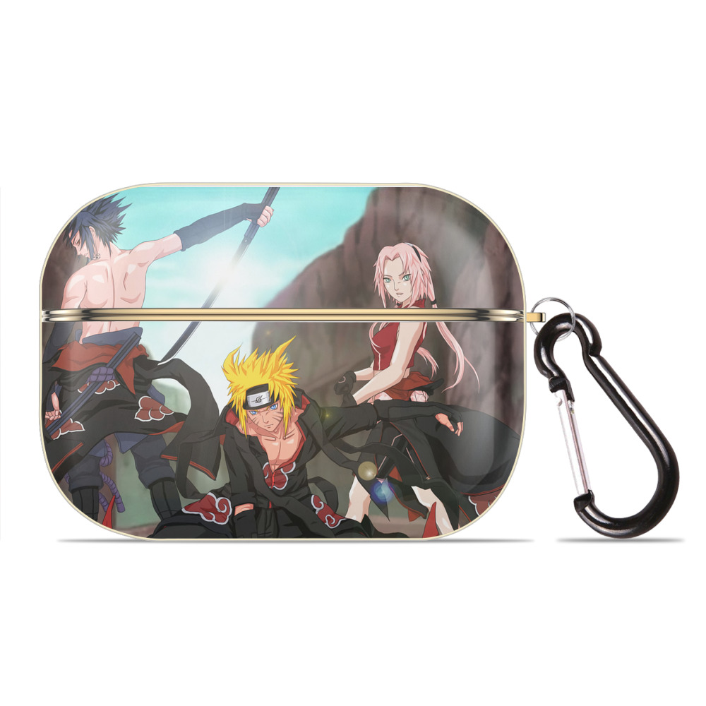 （画像用） NARUTO -ナルト- NARUTO -ナルト- 疾風伝 【AirPods Pro用】ハードシェル保護ケース｜耐衝撃・防指紋・カラビナ付き商品仕様