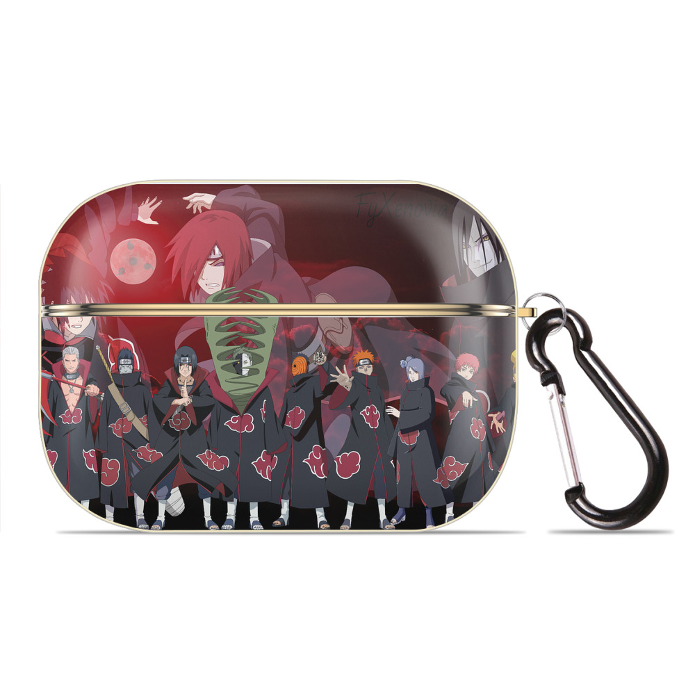 （画像用） NARUTO -ナルト- NARUTO -ナルト- 疾風伝 【AirPods Pro用】ハードシェル保護ケース｜耐衝撃・防指紋・カラビナ付き商品仕様