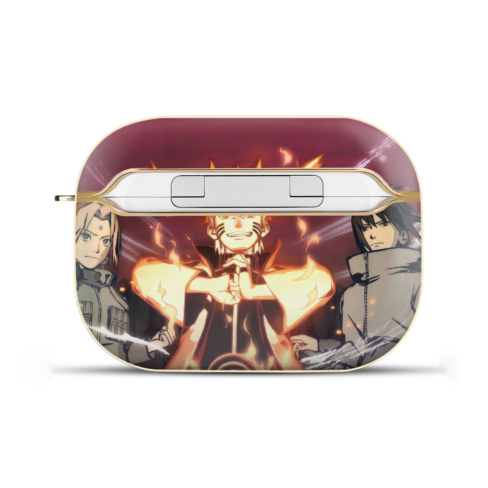 （画像用） NARUTO -ナルト- NARUTO -ナルト- 疾風伝 【AirPods Pro用】ハードシェル保護ケース｜耐衝撃・防指紋・カラビナ付き商品仕様