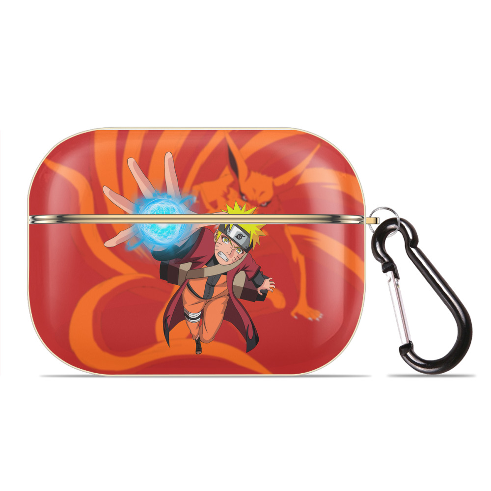 （画像用） NARUTO -ナルト- NARUTO -ナルト- 疾風伝 【AirPods Pro用】ハードシェル保護ケース｜耐衝撃・防指紋・カラビナ付き商品仕様