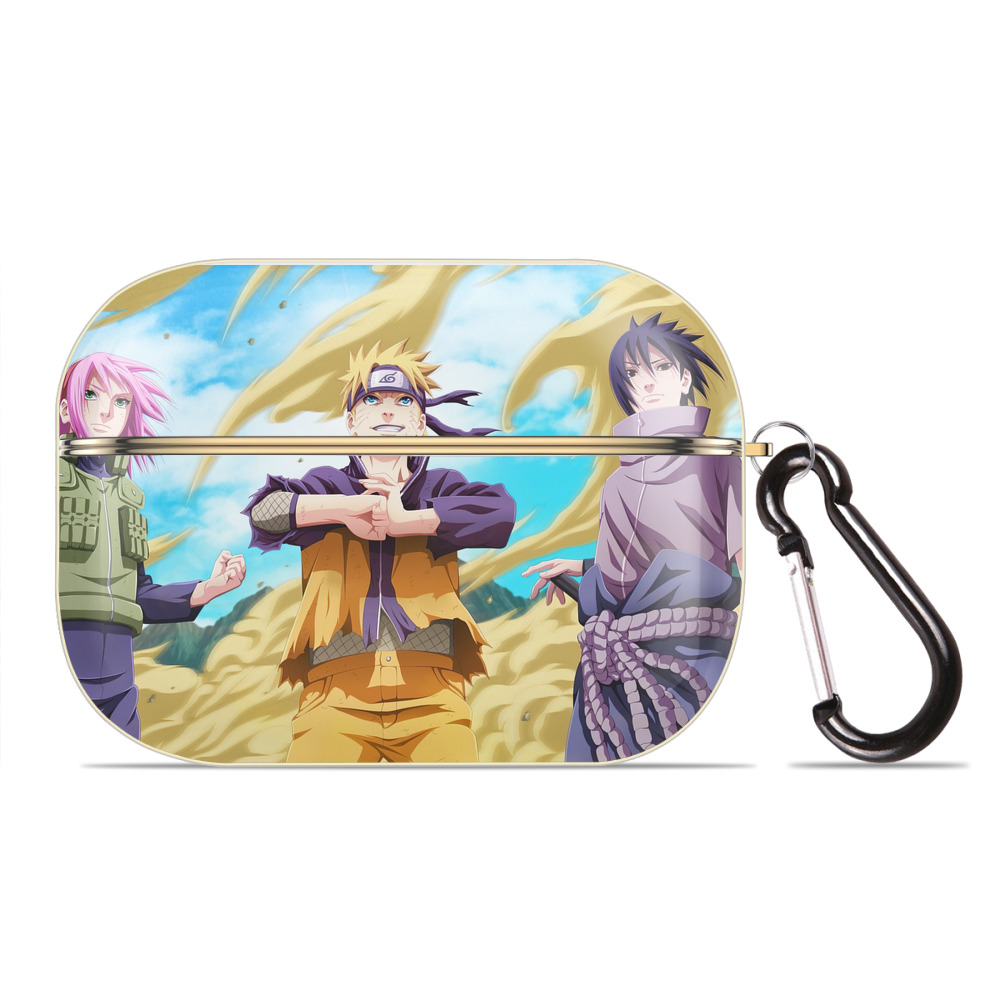 （画像用） NARUTO -ナルト- NARUTO -ナルト- 疾風伝 【AirPods Pro用】ハードシェル保護ケース｜耐衝撃・防指紋・カラビナ付き商品仕様
