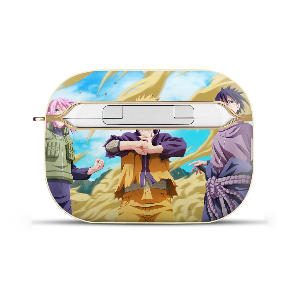 （画像用） NARUTO -ナルト- NARUTO -ナルト- 疾風伝 【AirPods Pro用】ハードシェル保護ケース｜耐衝撃・防指紋・カラビナ付き商品仕様