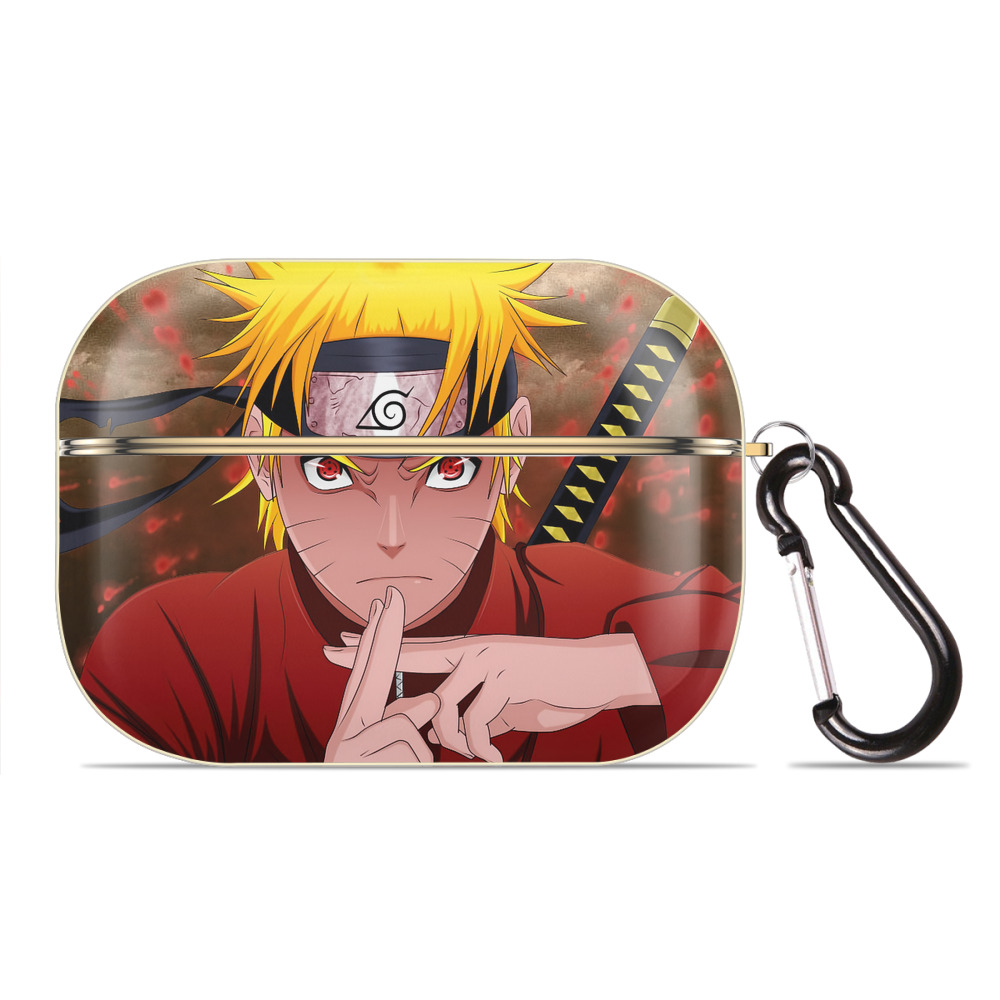 （画像用） NARUTO -ナルト- NARUTO -ナルト- 疾風伝 【AirPods Pro用】ハードシェル保護ケース｜耐衝撃・防指紋・カラビナ付き商品仕様