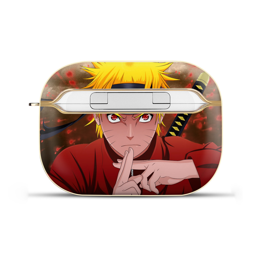 （画像用） NARUTO -ナルト- NARUTO -ナルト- 疾風伝 【AirPods Pro用】ハードシェル保護ケース｜耐衝撃・防指紋・カラビナ付き商品仕様