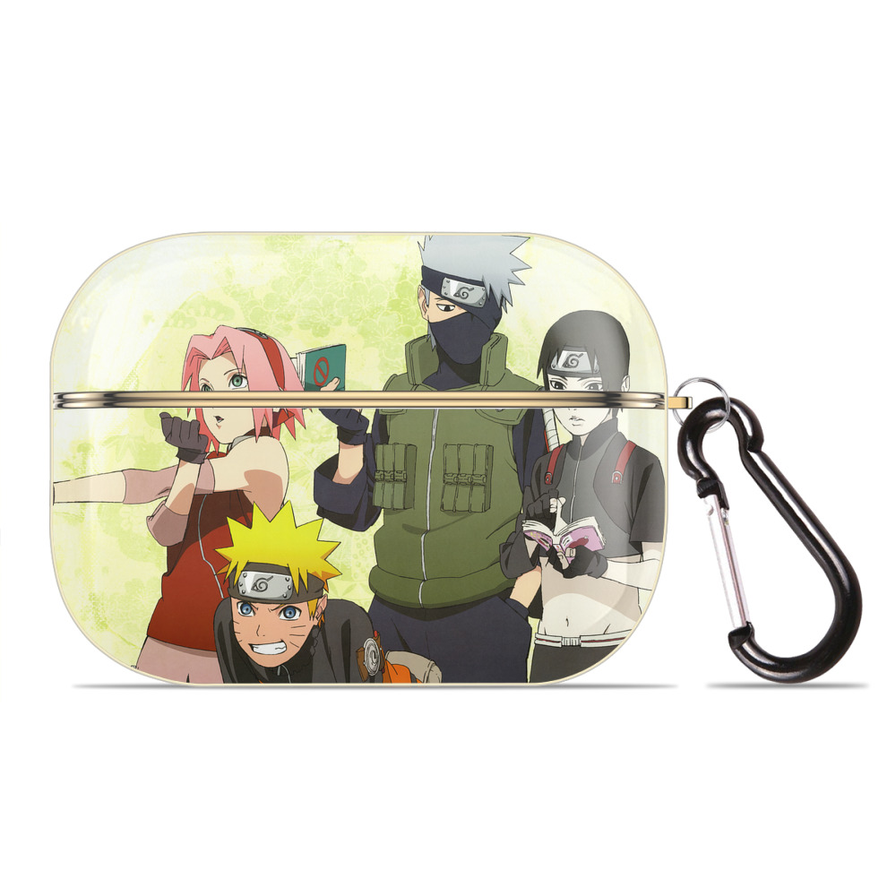 （画像用） NARUTO -ナルト- NARUTO -ナルト- 疾風伝 【AirPods Pro用】ハードシェル保護ケース｜耐衝撃・防指紋・カラビナ付き商品仕様
