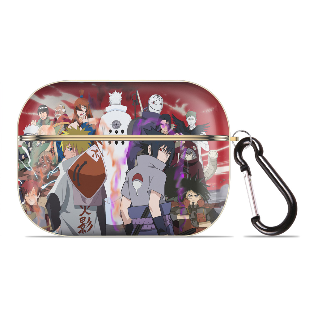 （画像用） NARUTO -ナルト- NARUTO -ナルト- 疾風伝 【AirPods Pro用】ハードシェル保護ケース｜耐衝撃・防指紋・カラビナ付き商品仕様
