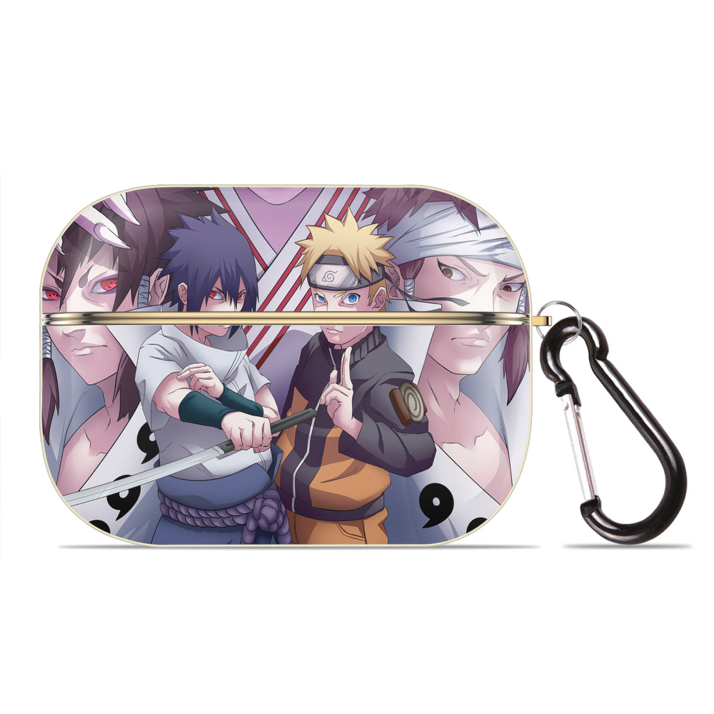 （画像用） NARUTO -ナルト- NARUTO -ナルト- 疾風伝 【AirPods Pro用】ハードシェル保護ケース｜耐衝撃・防指紋・カラビナ付き商品仕様