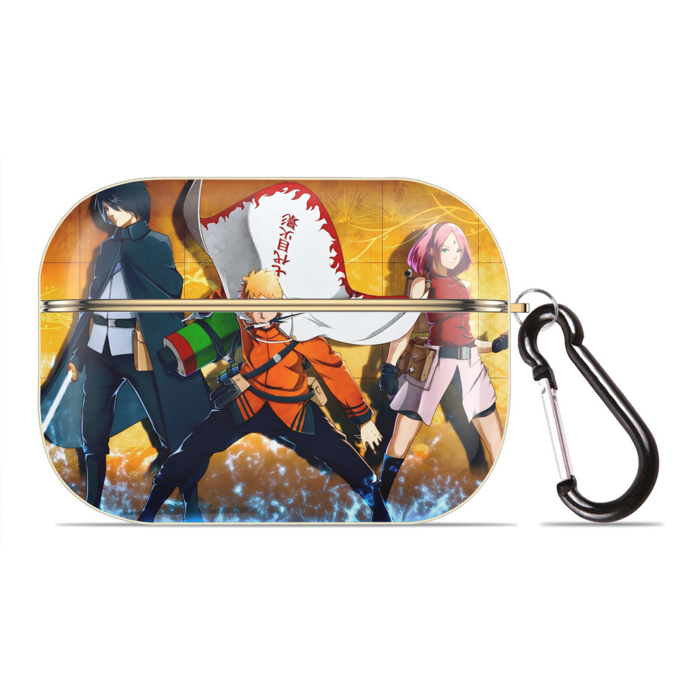 （画像用） NARUTO -ナルト- NARUTO -ナルト- 疾風伝 【AirPods Pro用】ハードシェル保護ケース｜耐衝撃・防指紋・カラビナ付き商品仕様